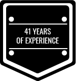 41 Years of experience